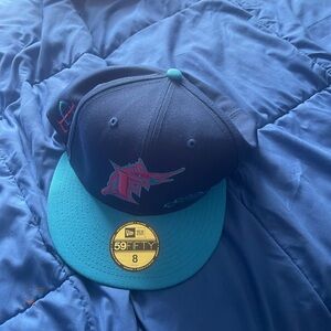 Blue and Teal 59FIFTY Cap